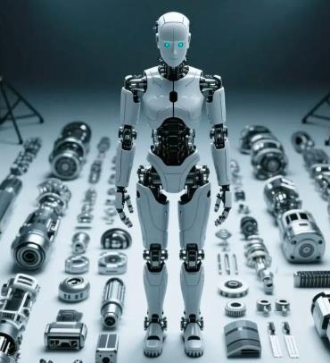 Robotics precision machined parts